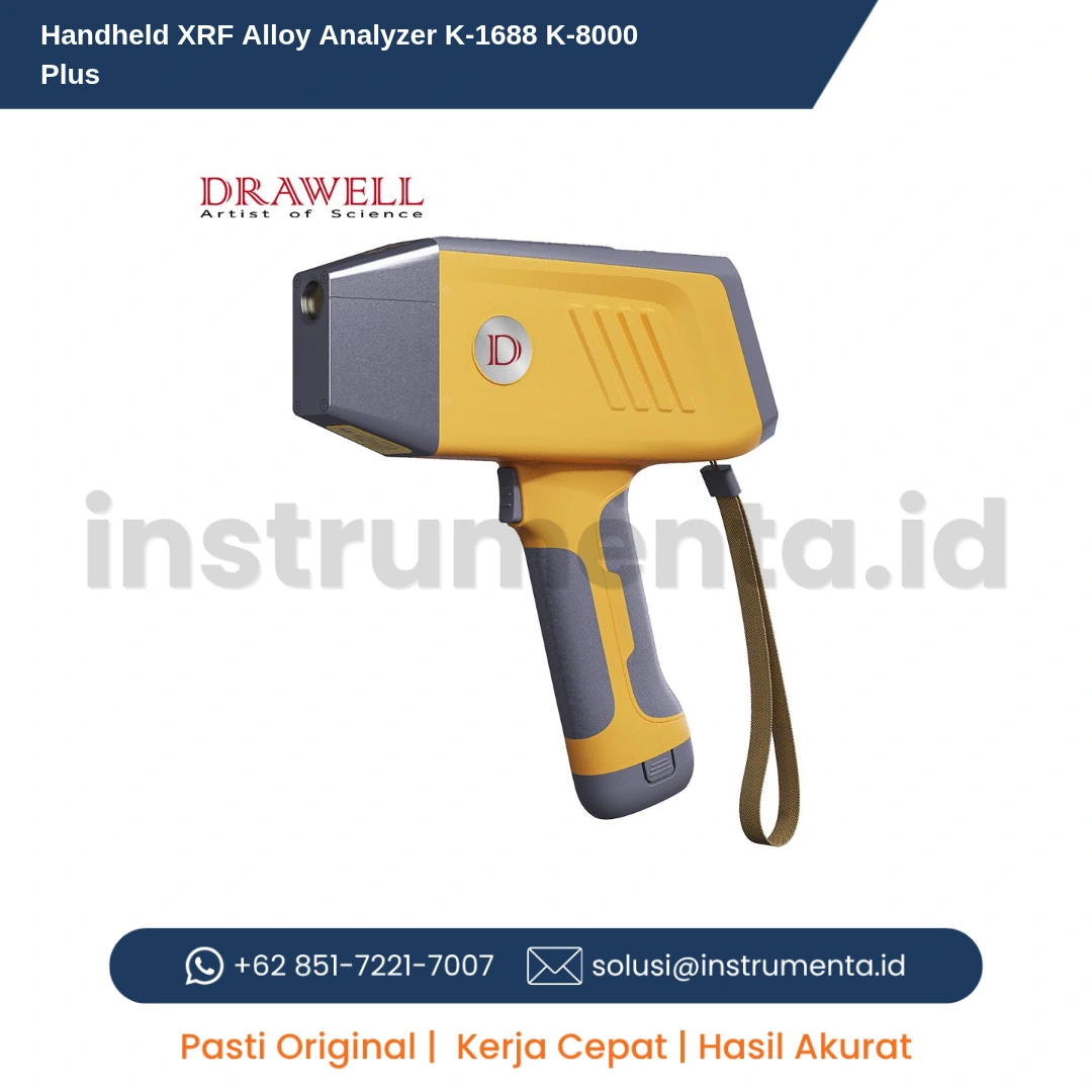 Distributor Resmi Handheld XRF Alloy Analyzer K-1688 K-8000 Plus Ready Stock